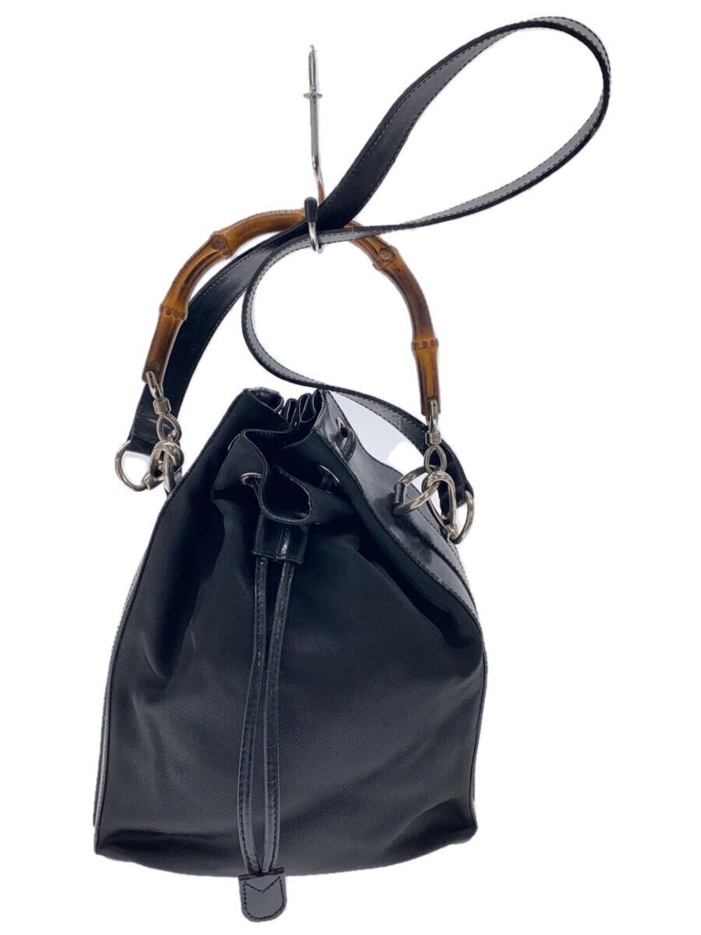 Gucci Bamboo Shoulder Bag Black
